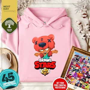 Brawl Stars Sweatshirt | All Brawl Stars Characters | Brawl Stars Hoodie | Brawl Birthday Sweater | Brawl Boy Sweatshirt | Birthday Hoodie