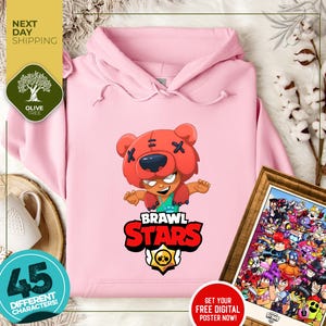 Brawl Stars Sweatshirt | All Brawl Stars Characters | Brawl Stars Hoodie | Brawl Birthday Sweater | Brawl Boy Sweatshirt | Birthday Hoodie