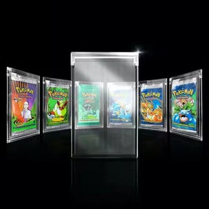 refuerzo de Pokémon con protección acrílica