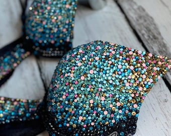 Handmade Competition Bikini: Custom Rhinestone Posing Suit
