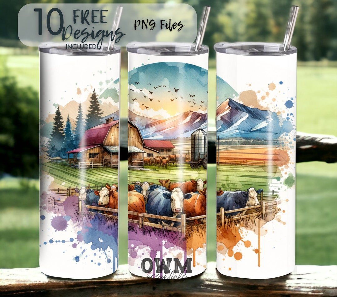 Western 20 Oz Skinny Tumbler Sublimation Design - PNG Instant - DIGITAL ...