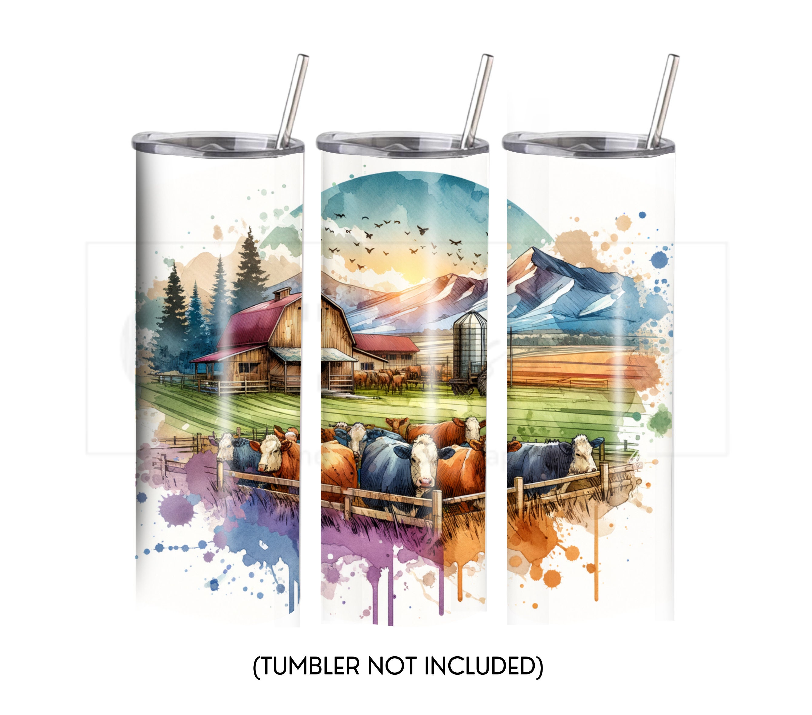 Western 20 Oz Skinny Tumbler Sublimation Design PNG Instant DIGITAL ...