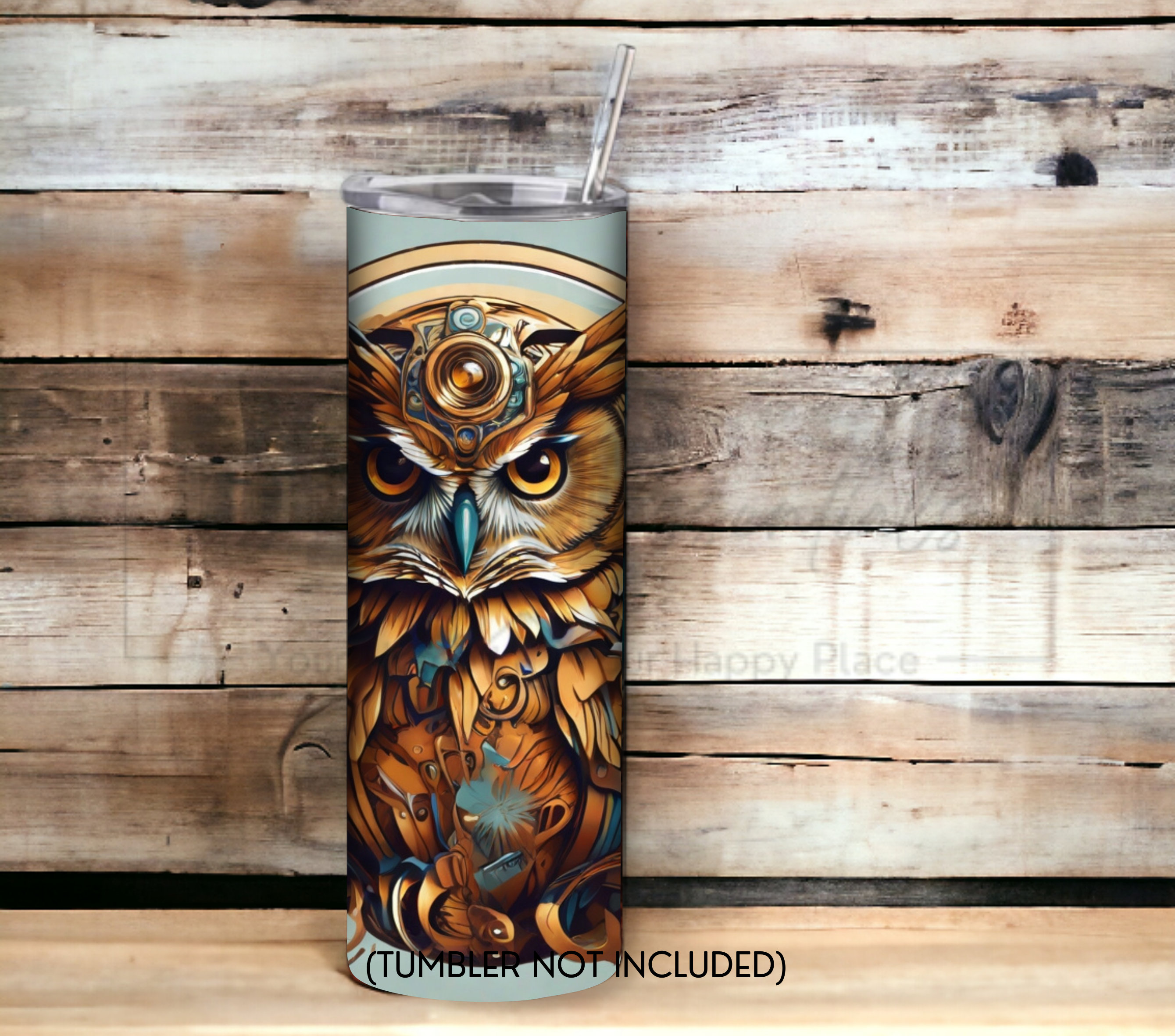 Owl 20 Oz Skinny Tumbler Sublimation Design - PNG Instant - DIGITAL ...