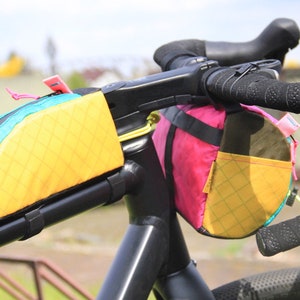 Torba na ramę 1,1L Oberrohrtasche 1,1 LBikepacking Handgefertigt in Polen Bild 1