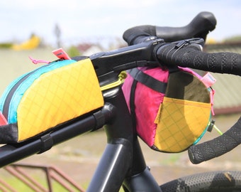 Torba na ramę 1,1L | Top Tube bag 1,1 L|Bikepacking | Handmade in Poland |