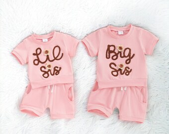 Big Sis Lil Sis Matching Outfit-Matching Sister Outfit, Matching Sister Shirts, Lil Sis Outfit, Big Sis Outfit, Lil Sis Shirt, Big Sis Shirt