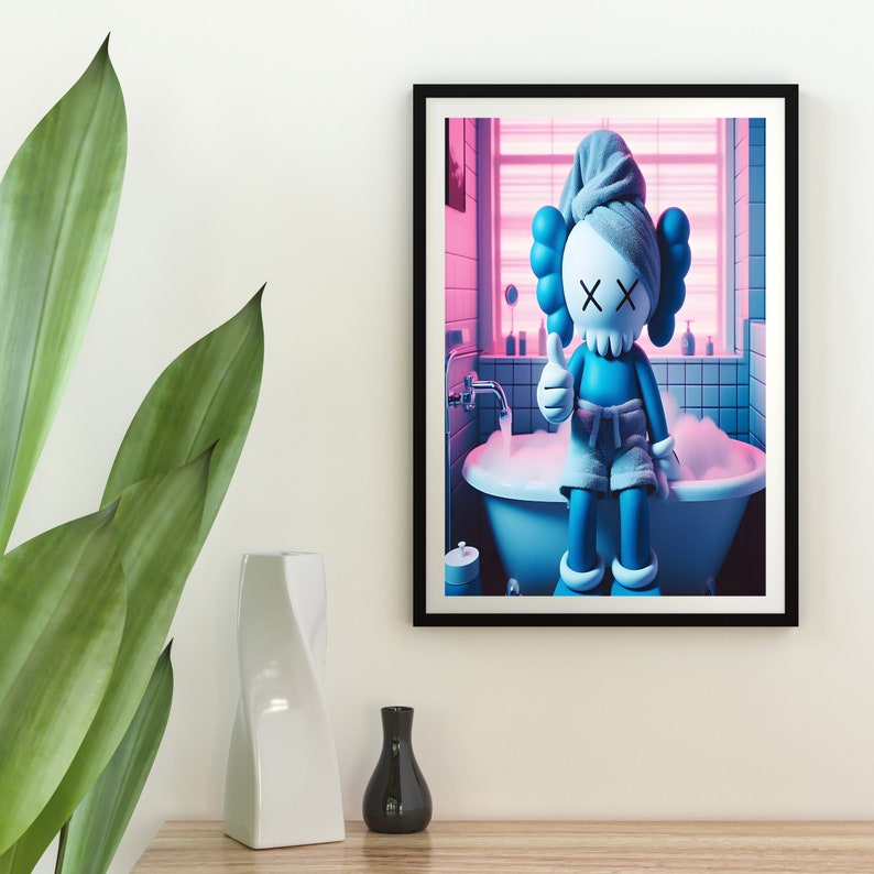 Kaws Bathroom Decor Hypebeast Kaws Decoration Hypebeast Classy Bathroom