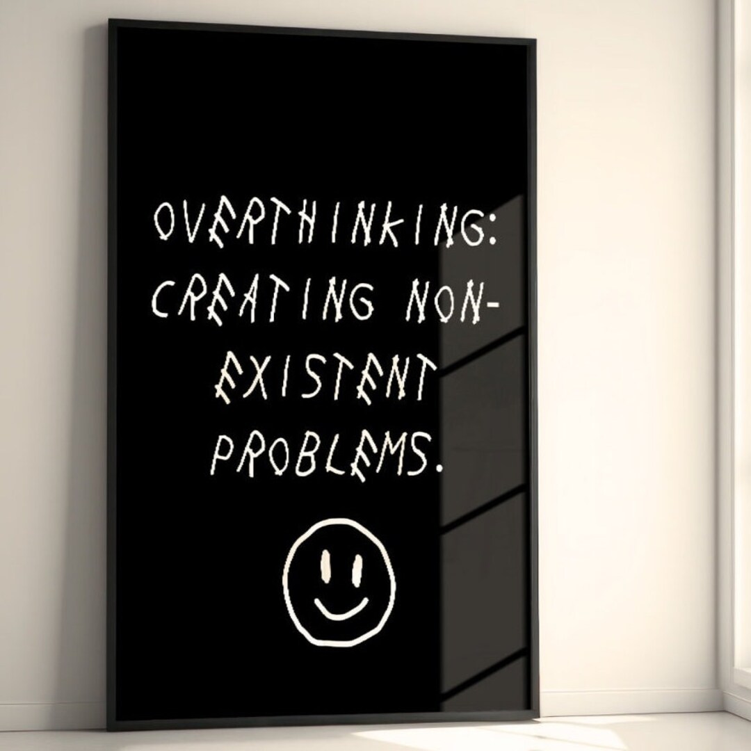 Life Quote Poster Minimalist Trendy Wall Art Inspirational Quote ...