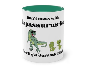 Papasaurus rex | Papa Tasse |Papa Kaffee Tasse | Geschenke für Papa Tasse | Vatertag | Geburtstag| Geburt | Kinder | Vater | Tasse| Geschenkidee