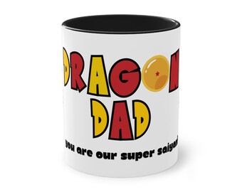 Dragon ball / Taza de papá / Día del Padre / cumpleaños / nacimiento / Niños / padre / taza / Idea de regalo