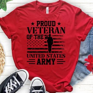 Proud Veteran of the Us Army Svg, Us Veteran T-Shirt Svg, Veteran Shirt Design Png, Veterans Day Svg, Father&#39;s Day Png, Digital Download