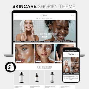 Minimalist Shopify Theme: Clean White Design, Beauty Store Template