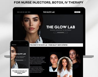 Plantilla de Squarespace para Medspa: Diseño web moderno para esteticistas