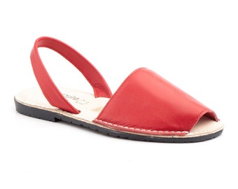 Sandal Avarca Menorquina - strappy sandal | Red