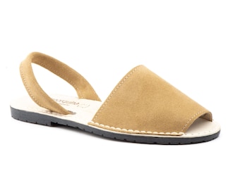 Sandal Avarca Menorquina - strappy sandal | Velor taupe