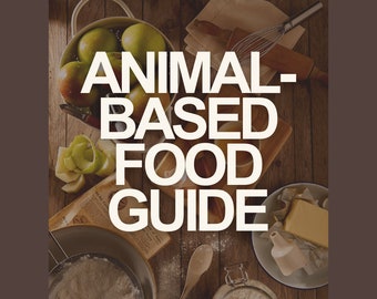 Guide alimentaire d'origine animale