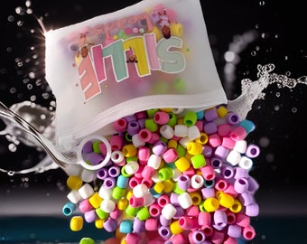150 Multi Color Bundle Silicone Hair Beads, Hair beads, Custom color hair beads, Customizable hair beads, hair beads.