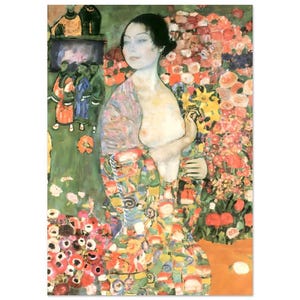 Quadri di Klimt - Dipinti in stile Art Nouveau - Opere d'arte vittoriane floreali - Stampe per soggiorno - Grandi quadri d'epoca - Decorazioni estetiche