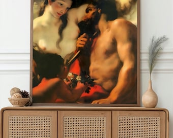 Hercules Print: Renaissance Greek Mythology Wall Art