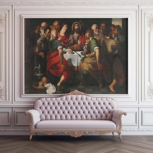 Last Supper Renaissance Art Print: Bible Christian Artwork (Digital Download)