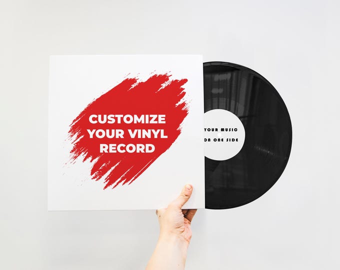 Custom Vinyl Record Mixtape: Personalized Playlist Gift