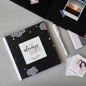 Couples Anniversary Photo Album, Custom Memory Book, Scrapbook Essentials, Junk Journal Kit, Wedding Anniversary Gift for Her, Husband Gifts