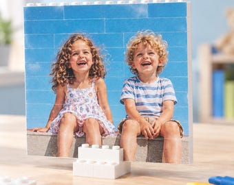 Kids Photo Brick Puzzle, 46 to 144 Pieces or 500 Jigsaw, Photo or Cartoon Print