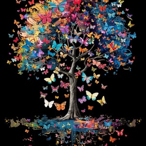 Watercolor Butterflies | Digital Download, JPG, PNG file, Midjourney Ai, Leonardo Ai, Ai Art, Digital Art, AI Generate, Art Print