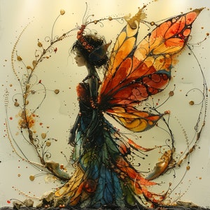 Fairy Queen | Digital Download, JPG, PNG file, Midjourney Ai, Leonardo Ai, Ai Art, Digital Art, AI Generate, Art Print