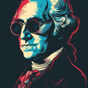 George Washington | Digital Download, JPG, PNG file, Midjourney Ai, Leonardo Ai, Ai Art, Digital Art, AI Generate, Art Print
