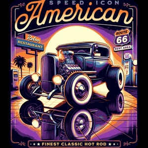 American Classic | Digital Download, JPG, PNG file, Midjourney Ai, Leonardo Ai, Ai Art, Digital Art, AI Generate, Art Print