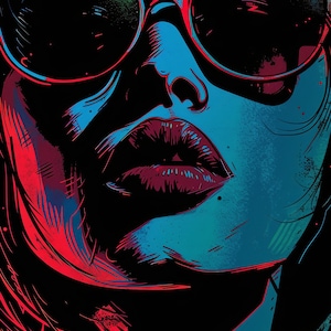 Cool Sunglasses | Digital Download, JPG, PNG file, Midjourney Ai, Leonardo Ai, Ai Art, Digital Art, AI Generate, Art Print