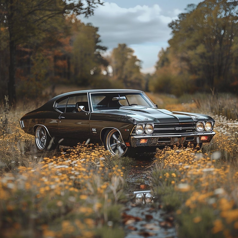 1969 Chevelle Super Sport | Digital Download, JPG, PNG File, Midjourney ...