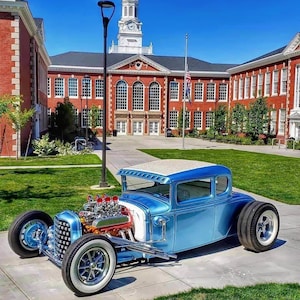 Old School Hot Rod | Digital Download, JPG, PNG file, Midjourney Ai, Leonardo Ai, Ai Art, Digital Art, AI Generate, Art Print