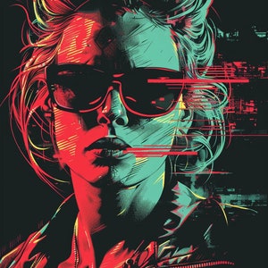 Blondie | Digital Download, JPG, PNG file, Midjourney Ai, Leonardo Ai, Ai Art, Digital Art, AI Generate, Art Print
