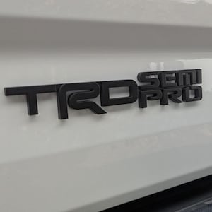Toyota TRD Semi Pro Badges - 4 Runner, Tacoma, Sienna, Sequoia, Land Cruiser