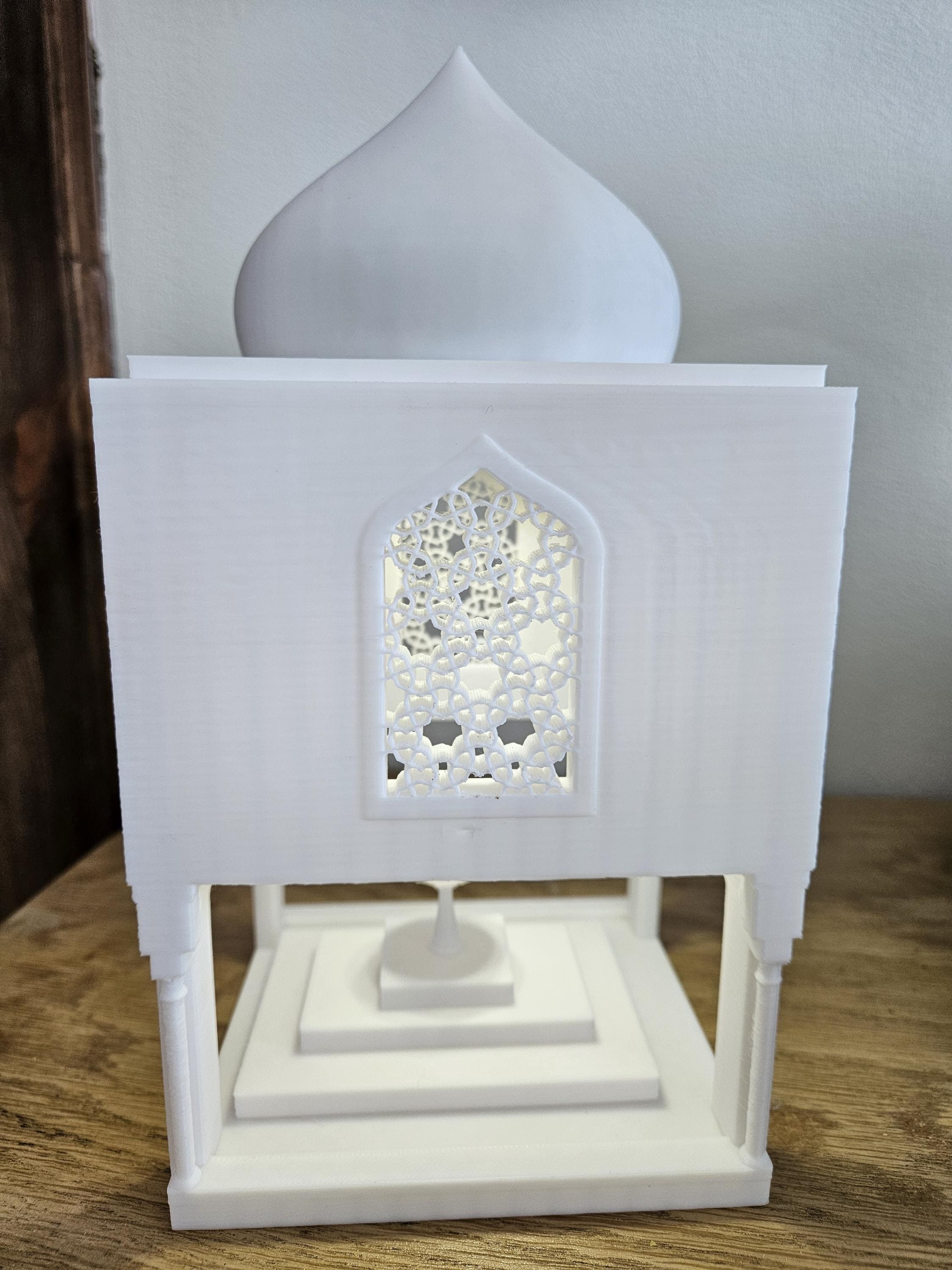 Lampe 3D Fez Maroc – Lampe Riad Style Oriental – Veilleuse LED Ambiance – Décoration Marocaine Moderne – Boho Light – Cadeau Original
