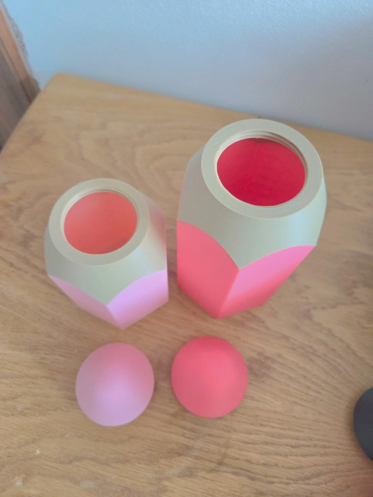 Duo boîtes à crayons “Crayon géant” | Pots à crayons kawaii | Rangement bureau / chambre enfant | Impression 3D | Cadeau maîtresse