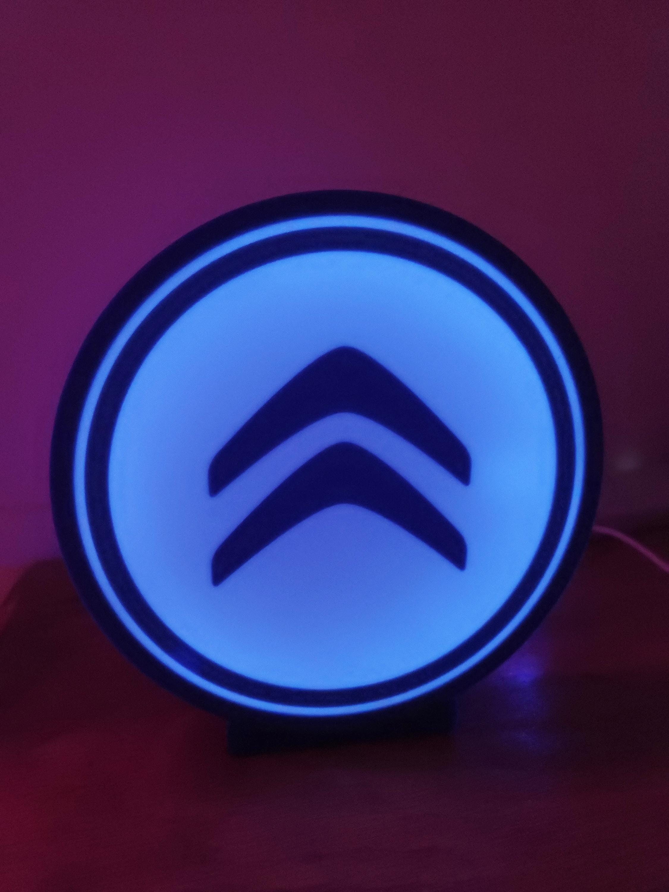 Lampe Logo personnalisée | Veilleuse “glow in the dark” | Intensité réglable | LED COB | Déco chambre / bureau / garage