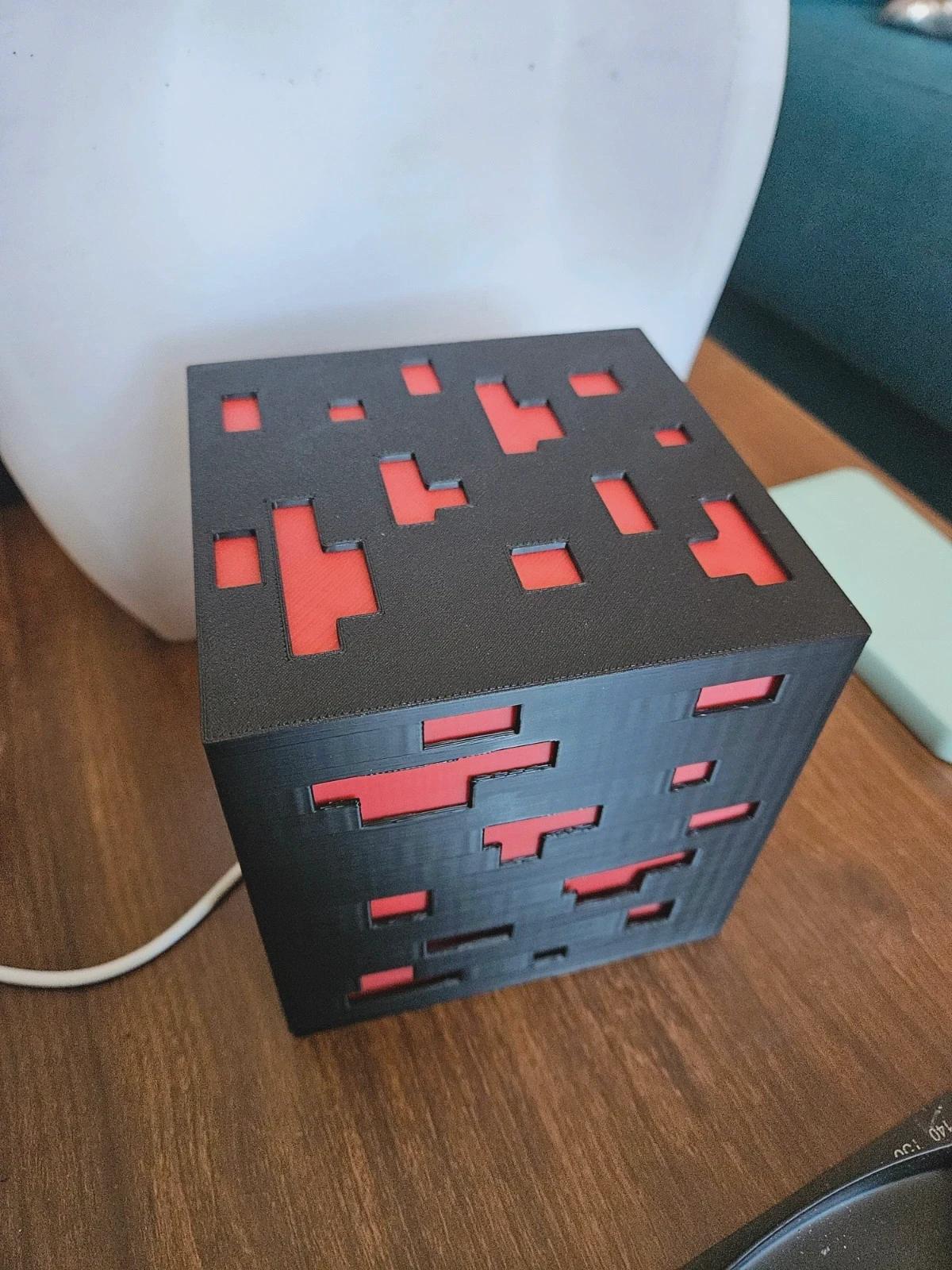 Lampe Minecraft LED 3D – Gaming Room Light – Veilleuse Setup Gamer – Lumière Ambiance RGB – Décoration Bureau Gaming – Cadeau Gamer