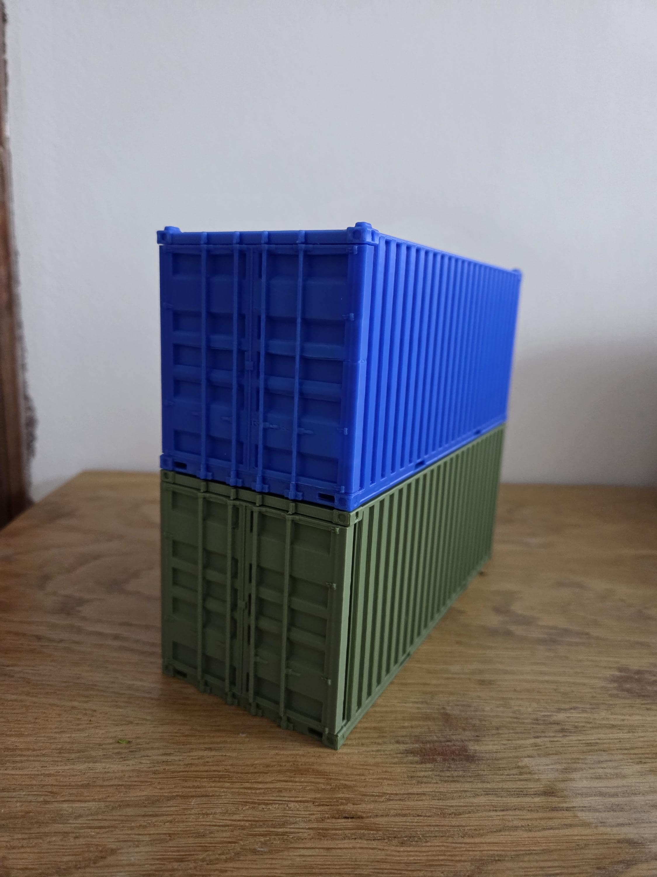Boîtes de rangement “Container” empilables | Mini tiroirs style conteneur maritime | Organisateur bureau/atelier | Stackable | Impression 3D