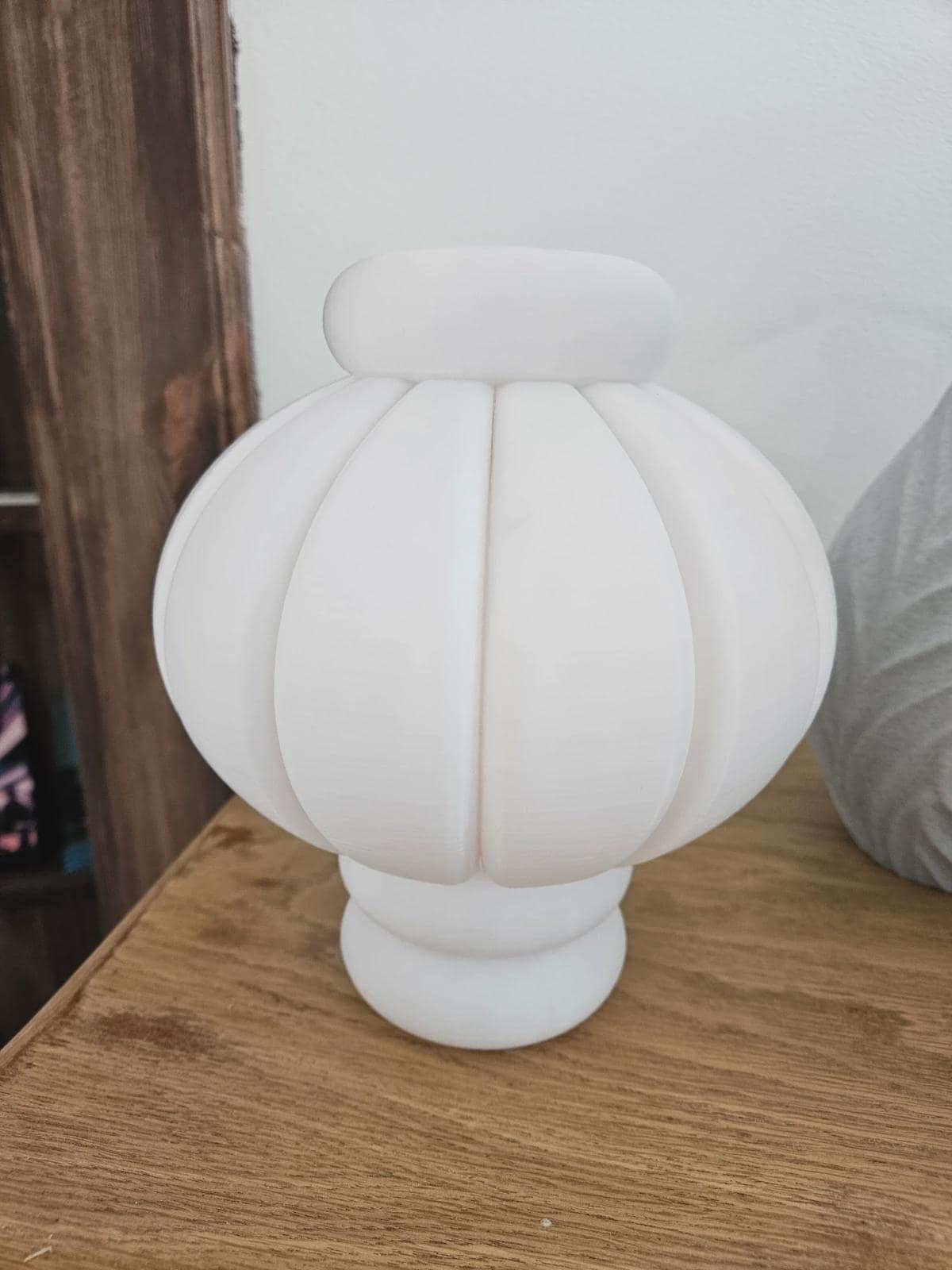Vase moderne texturé – Vase design minimaliste – Décoration intérieure chic – Vase scandinave – Impression 3D