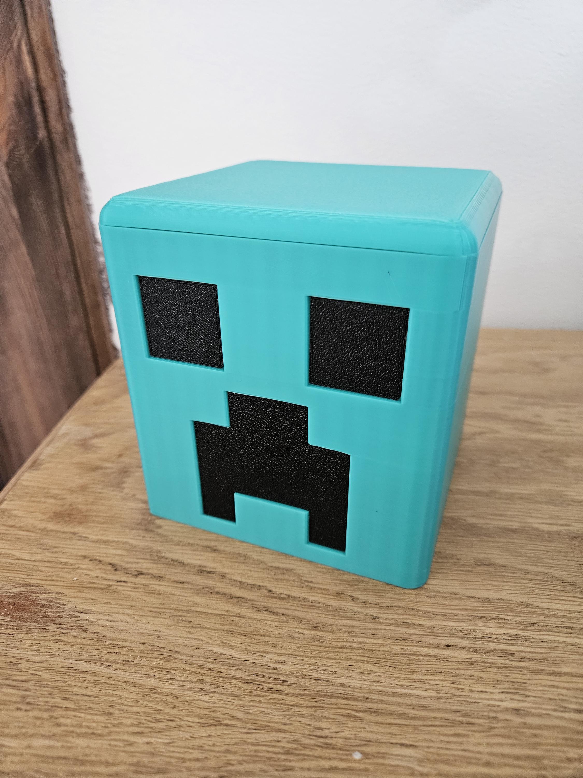Boîte de rangement Kreeper Minecraft