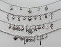 Custom Charm Necklace, Personalised Charm Necklace, Build your Own Charm, Charm Necklace Aesthetic, Charm Bar - Silver Edition product logo