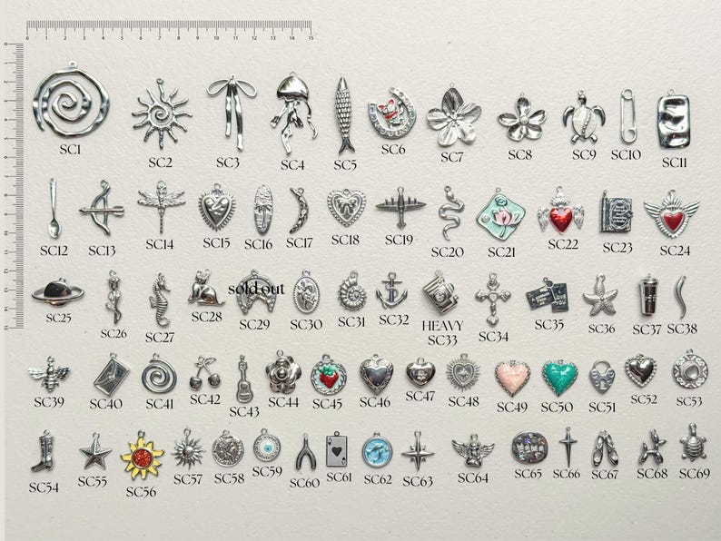 Silber:Charm Bar Halskette | Bauen Sie Ihr Eigenes Charm Halskette System | Karabiner Halskette Basis | Individueller Edelstahlschmuck | Geschenk für Sie Bild 11