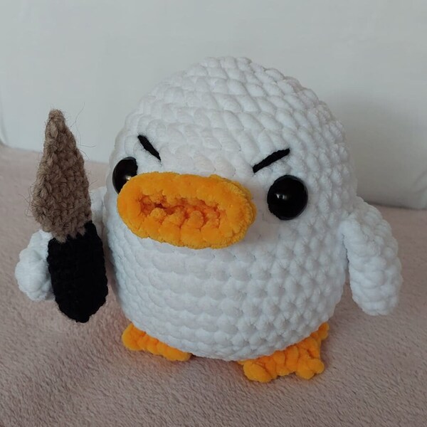 Arthur le poussin (peluche en crochet)