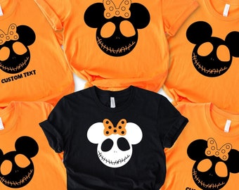 Disney Halloween Shirt, Mickey Minnie Spooky Tee, Cute Halloween Disney Design, Family Vacation Shirt, Fall Costume Graphic Tee, Disneyland