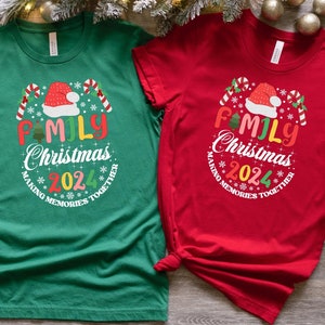Christmas Family Shirt, Custom Family Christmas 2024 Shirt, Christmas Family Reunion,Christmas Family Matching Shirt, Christmas Group Shirt