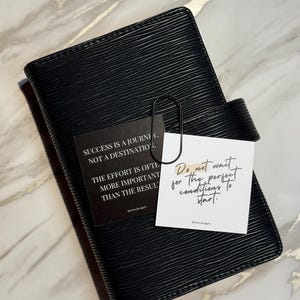 pour classeur/agenda recto-verso Cartes de citation | BéthanieBudgets