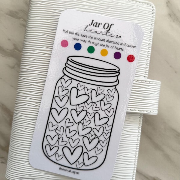 Jar of Hearts 2.0 | Savings Challenge | Cash Stuffing | Bethany Budgets